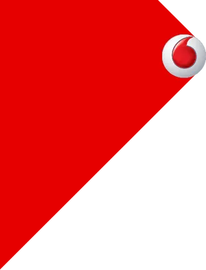 Vodafone Logoon Red Background PNG Image