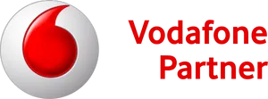 Vodafone Partner Logo Branding PNG Image