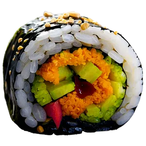 Volcano Sushi Roll Png Omu PNG Image