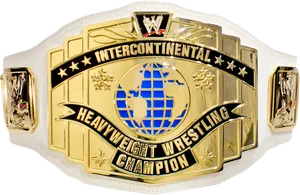 W W E Intercontinental Championship Belt PNG Image