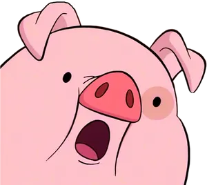 Waddlesthe Pig Gravity Falls PNG Image