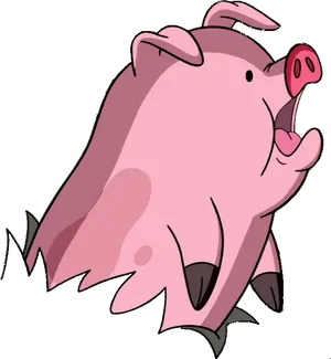 Waddlesthe Pig Gravity Falls PNG Image