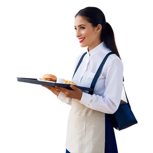 Waitress Taking Order Png Kgr66 PNG Image