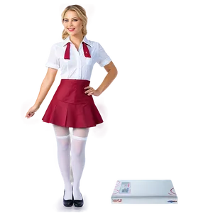 Waitress Uniform Png Dsu7 PNG Image