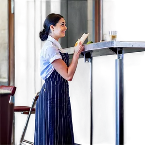 Waitress With Customers Png Jxu59 PNG Image