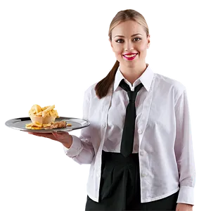 Waitress With Tray Png 70 PNG Image