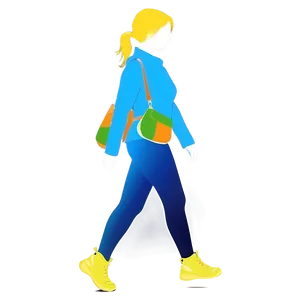 Walking Woman Silhouette Png 81 PNG Image