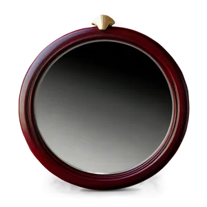 Wall-mounted Circle Mirror Png 06292024 PNG Image