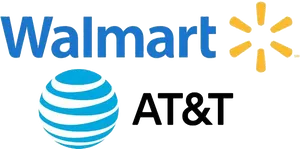 Walmartand A T T Logos PNG Image