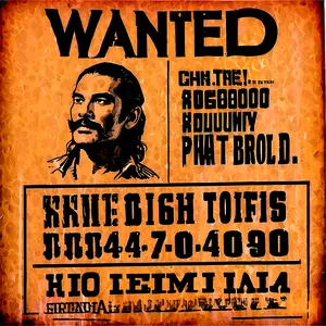 Wanted Bounty Poster Png 06112024 PNG Image