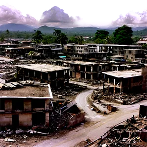 War-destroyed Urban Area Png 79 PNG Image