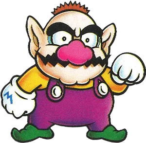 Wario_ Classic_ Video_ Game_ Character PNG Image