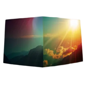 Warm Light Leak Overlay Png Stg33 PNG Image