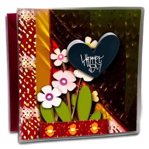 Warm Mother's Day Card Png Jyc PNG Image