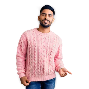 Warm Pink Sweater Png 06292024 PNG Image