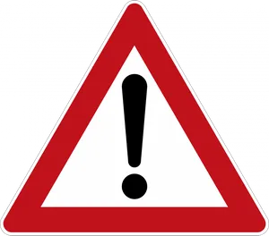 Warning Sign Exclamation Point PNG Image