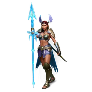 Warrior Goddess Artwork Png 06252024 PNG Image