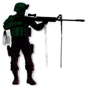 Warzone Soldier Silhouette Png Lcb30 PNG Image