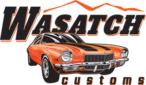 Wasatch Customs Classic Car Logo PNG Image