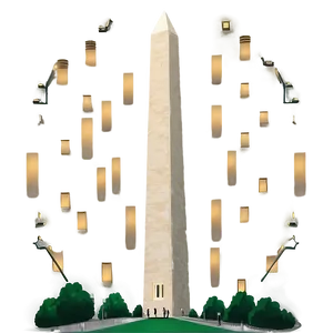 Washington Monument Illustration Png 06202024 PNG Image