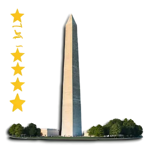 Washington Monument Night View Png Srs27 PNG Image