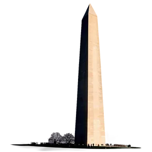 Washington Monument Silhouette Png 06202024 PNG Image