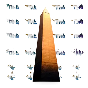 Washington Monument Sunset Background Png Bby55 PNG Image