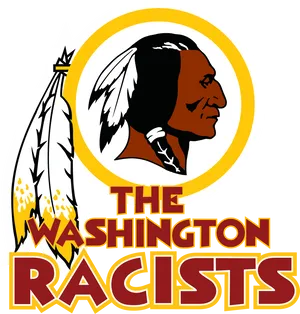 Washington Racists Parody Logo PNG Image