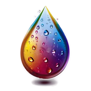 Water Drops On Colored Surface Png Hgg PNG Image