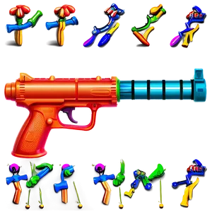 Water Pistol Toy Gun Png Dks35 PNG Image