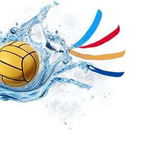 Water Polo Ball Art Png Ldp16 PNG Image