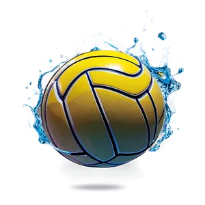 Water Polo Ball On White Png Ogb PNG Image