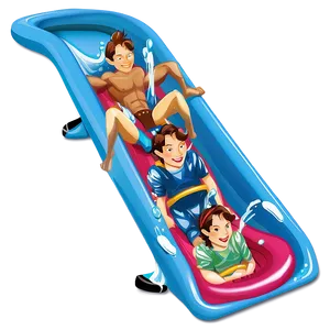 Water Slide Action Png Ben PNG Image