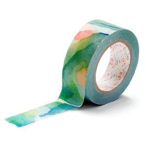 Watercolor Aesthetic Tape Png Edw68 PNG Image