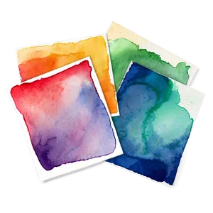 Watercolor Art Papers Png 06122024 PNG Image