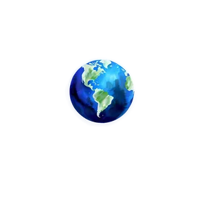 Watercolor Blue Planet Illustration Png Pks PNG Image