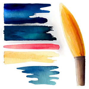 Watercolor Brushstroke Splash Png 06292024 PNG Image