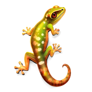 Watercolor Gecko Png 27 PNG Image