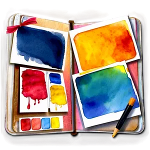 Watercolor Goodnotes Stickers Png 06282024 PNG Image