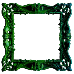 Watercolor Green Frame Png 90 PNG Image