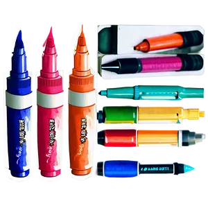 Watercolor Markers Collection Png Fkg PNG Image