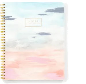 Watercolor Notebook Cover PNG