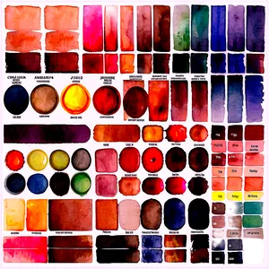 Watercolor Palette Transparent Png Fxy PNG Image