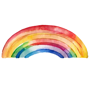 Watercolor Rainbow Spectrum Png Svg9 PNG Image