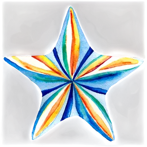 Watercolor Star Pattern Png Mov79 PNG Image