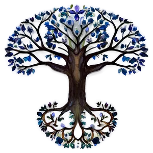 Watercolor Tree Of Life Painting Png 06122024 PNG Image