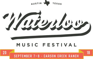 Waterloo Music Festival Austin Texas2018 PNG Image