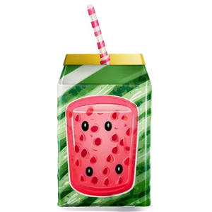 Watermelon Juice Box Png 99 PNG Image