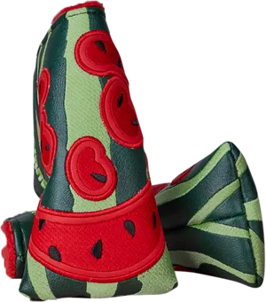 Watermelon Themed Plush Hat PNG Image