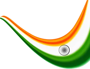 Waving_ Indian_ Flag_ Graphic PNG Image